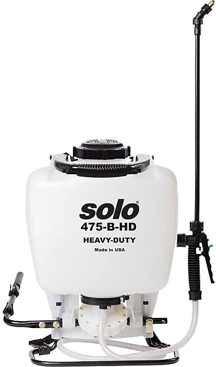 475-B-HD Backpack Sprayer, 4 Gallon, Diaphragm, Heavy-Duty, Bleach Resistant