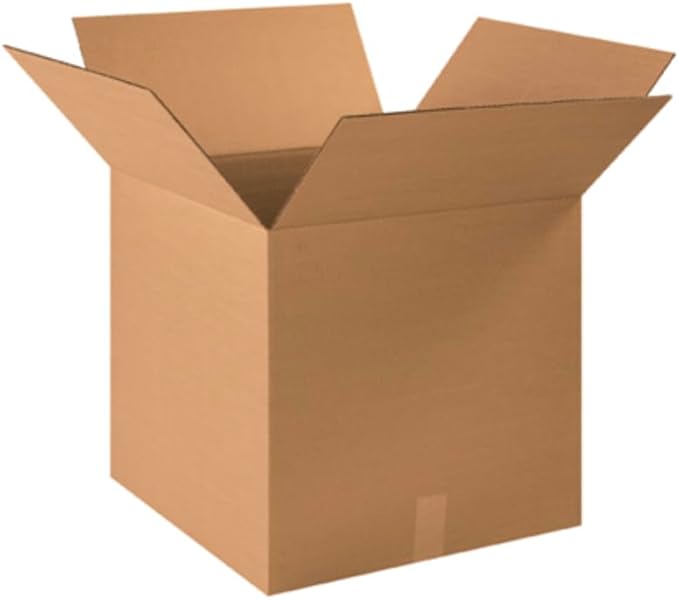 BOX USA Cube Shipping Boxes 20"L x 20"W x 20"H (10-Pack) - Large Corrugated Cardboard Packaging Boxes for Shipping, Packing, Moving, and Storage at Home, Office, or Business