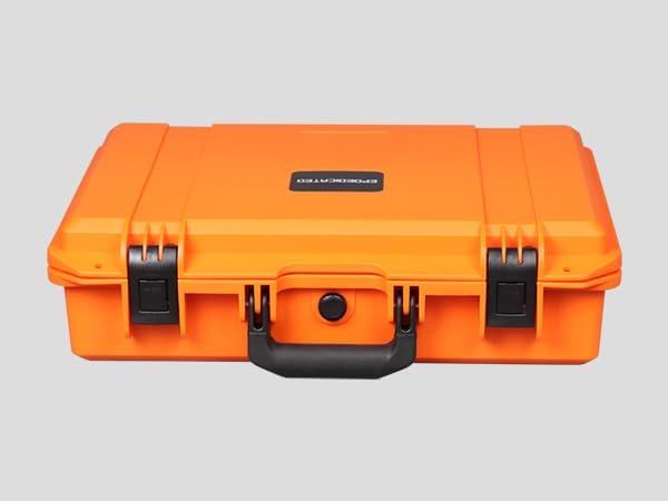 IP67 Waterproof Protective Hard Case with Custom Foam Insert, 18", Orange | For Tool Storage, Equipment Transport And Field Work; Fits Tools, Cameras, Drones, Audio Gear And Test Instruments