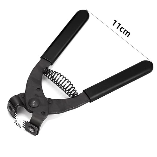 WUTA Leather Piercer Leather Craft Hole Punch Tools Hand-Held Silent Pliers Diamond Sewing Stitching Chisel Pricking Iron 4mm (2 Teeth)