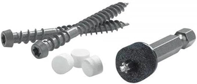 FastenMaster Cortex Concealed Fastening System 50 lin ft with 2" Screws For Use With AZEK Traditional Trim