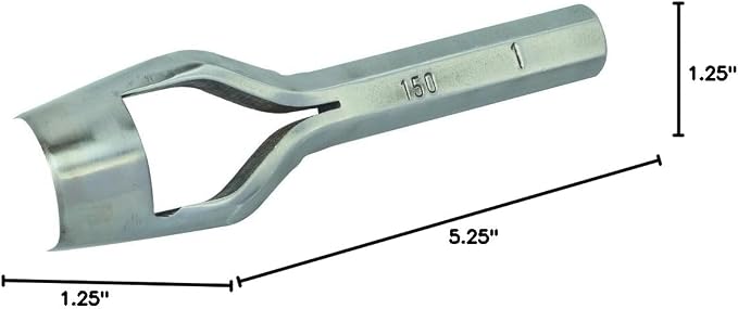 C.S. Osborne #150 Round Strap End Punch Tool