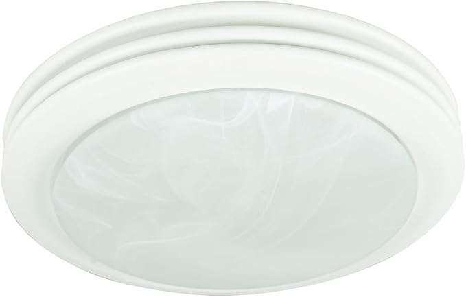 Good Housekeeping Yorkshire (90052) Decorative 80 CFM 2.5 Sones Bathroom Ventilation Exhaust Fan, Satin White