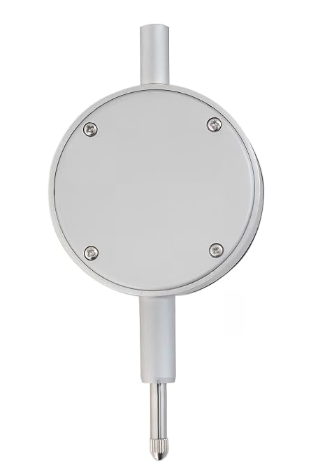 Accusize Industrial Tools 0-1/2'' by 0.00005'' Electronic Digital Indicator with Yellow LCD, 611H-1348Y | Inch/Metric Conversion, +/-0.015 mm Accuracy, 3/8 in Stem, 4-48 UNF, Data Output, Plastic Case, 611H-1348Y