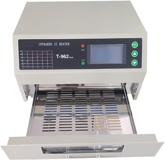 SPIRICH T962-V2.0 Intelligent Infrared IC Heater PCB Soldering Furnace Reflow Oven with Online Funtion and Exhaust Pipe