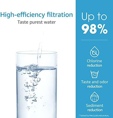 AQUACREST 9601 Water Filter, Model No.AQU-WF55. Replacement for Moen 9601 ChoiceFlo 9600, 9602, 9500, 9501, 9502, Fits F87400, F7400, F87200, 77200, CAF87254, S5500 Series of Moen Faucets