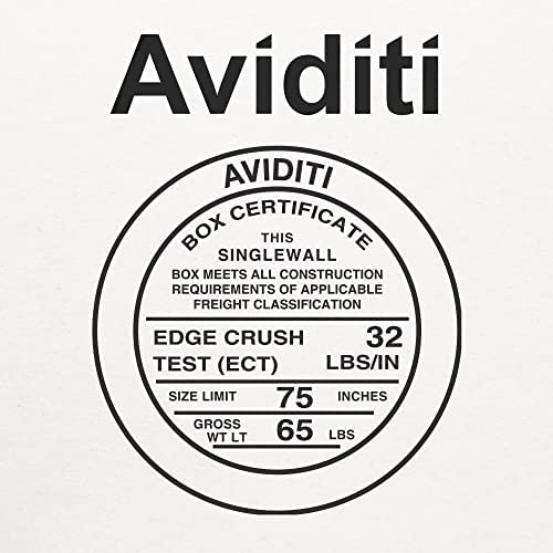 AVIDITI Shipping Boxes Medium 6"L x 18"W x 4.5"H, 50-Pack, Corrugated Cardboard Box for Packing, Shipping and Storage