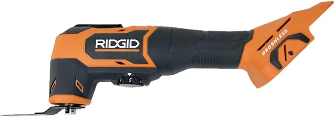 RIDGID 18V Brushless Cordless Oscillating Multi-Tool (Tool Only) | Battery and Charger Sold Separately - Not eligible for the Lifetime Service Agreement