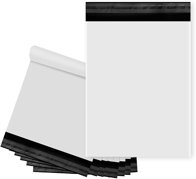 Poly Mailers Shipping Bags with Strong Adhesive, Waterproof Mailing Bags for Clothing, T-Shirts, and Small Business Shipping
