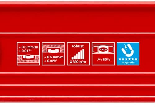 SOLA LSB59LM Box Beam Magnetic Level, Big Red, 59-Inch,Red/Black