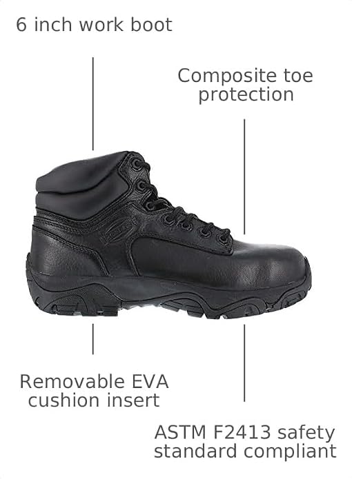 Iron Age Mens Trencher Electrical Composite Toe Work Safety Shoes Casual - Black