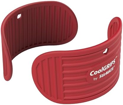 StirMATE Automatic Pot Stirrer + CoolGRIPS Heat-Resistant Grabbers – Hands-Free Stirring & Safe Gripping Kitchen Bundle