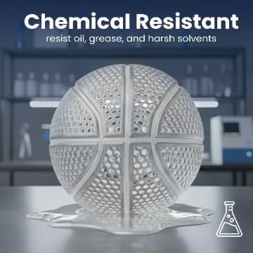PEBA Filament 1.75mm Full 1kg SpoolHaus Super Bounce | High Rebound Flexible Filament | The Super TPU 78% Energy Return | Bouncy Airless Basketball 3D Printer Filament Lightweight Transparent 1kg