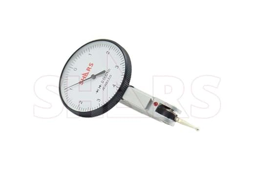 Shars 0.008" x .00012" Large Face Dial Test Indicator 303-3210 P]