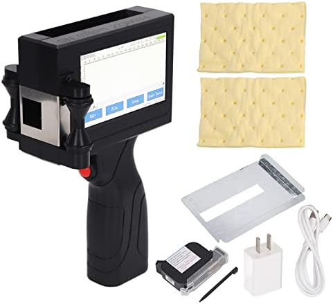 FTVOGUE Handheld Inkjet Printer Label Printer for Printing Production Date Batch Number Logo
