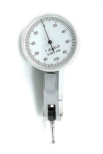 HHIP 4400-1014 Metric Dial Test Indicator, 0-02 mm Range, 0.02 mm Graduation