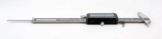 Accusize Industrial Tools Digital Caliper, 6 in/150 mm, 1110-0818 | 150 mm/6 in Range, 0.01 mm/0.0005 in/1/128 in Resolution, ±0.03 mm Accuracy, Metric/Inch/Fractional, Full Screen LCD