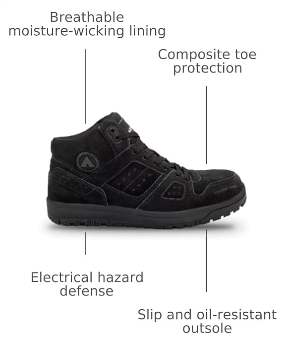 Airwalk Work Mongo Mid Comp Toe EH SR
