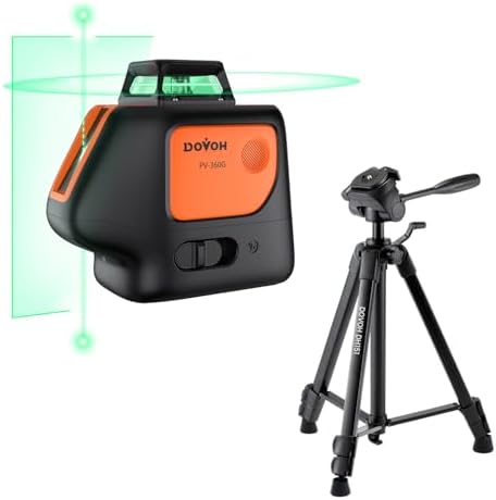 DOVOH Plumb Dot Laser Level with Tripod, Point Laser Level for Home Use, Class Ⅱ