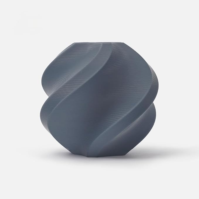 Bambu Lab PLA Filament Matte 3D Printer Filament 1.75mm PLA 1kg High Tenacity Eco Friendly - Blue Grey (10602) - Refill