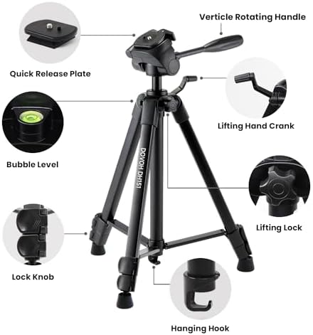 DOVOH Plumb Dot Laser Level with Tripod, Point Laser Level for Home Use, Class Ⅱ