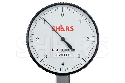 Shars 0.008" x .00012" Large Face Dial Test Indicator 303-3210 P]