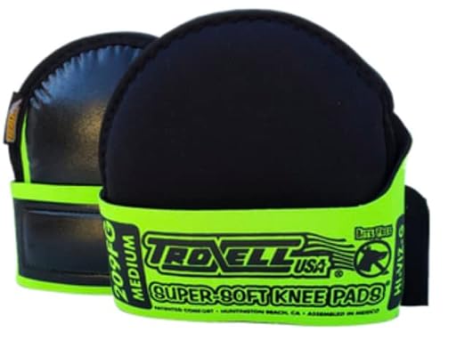 Troxell USA - SuperSoft Knee Pad (Reg/Med Size - High Viz Green)