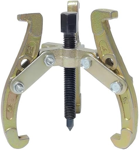 3-Jaw Gear Puller, 2/3-Jaw Puller with Reversible Jaws for Removal of Pulley Flywheel Bearing Puller Tool Separate Lifting Device (3inch)