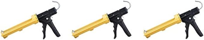 Dripless 10oz Industrial Ergonomic Composite Caulk Gun (3-(Pack))