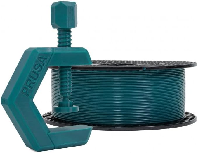 Prusament PETG Ocean Blue 1.75mm 1kg 3D Printer Premium Filament | PETG filament with ±0.02 mm precision, low stringing, strong layer adhesion, and tangle-free printing.