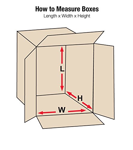 Box USA HD181414DW Heavy-Duty Double Wall Corrugated Cardboard Box 18" L x 14" W x 14" H, Kraft, for Shipping, Packing and Moving (Pack of 15)