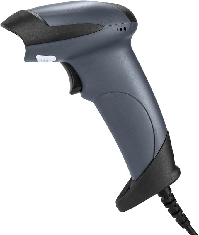 NETUM USB Laser Barcode Scanner, Handheld 1D Wired Bar Code Scanner Scanning UPC EAN Reader Gun Retails for Supermarket, Convenience Store, Warehouse - NT-M1