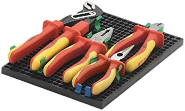 Organizer Genie 76 Piece Pegboard Tool Organizer Starter Kit, Flexible and Specially Designed to Hold All Tools - 4 Green Pegboards, 36 Socket Holders, 36 Universal Clips