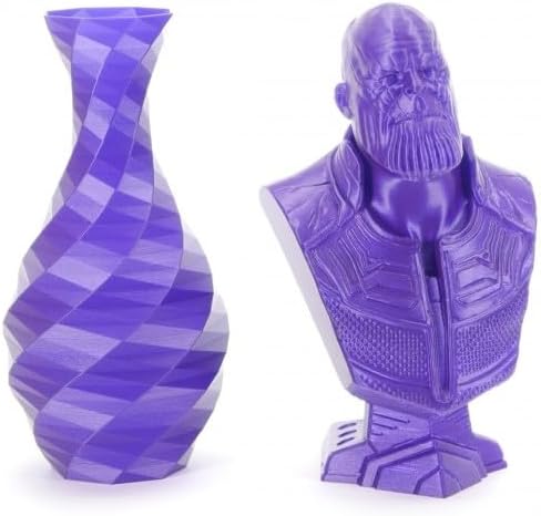 Prusament Premium PLA Galaxy Purple 1.75mm 1kg 3D Printer Filament | PLA filament with ±0.02 mm precision, low warping, and reliable, tangle-free printing for beginners and professionals.