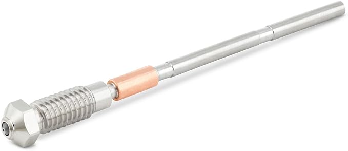 Tungsten Carbide Nozzle 0.4mm for Prusa MK4 / XL 3D Printer, Less Brittle, High Thermal Conductivity Abrasion Resistance for Precision Additive Manufacturing