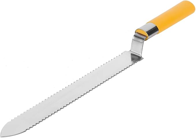 16 . 3in Stainless Steel Beekeeping Serrated Honey Scraping Knife Uncapping Knife Beekeeper Tools for Honey Harvesting Extracting Bee Keeping , Honey Uncapping Knife , Honey Scraper Honey Scraping