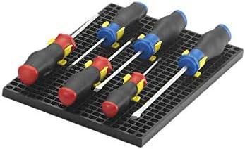 Organizer Genie 76 Piece Pegboard Tool Organizer Starter Kit, Flexible and Specially Designed to Hold All Tools - 4 Yellow Pegboards, 36 Socket Holders, 36 Universal Clips
