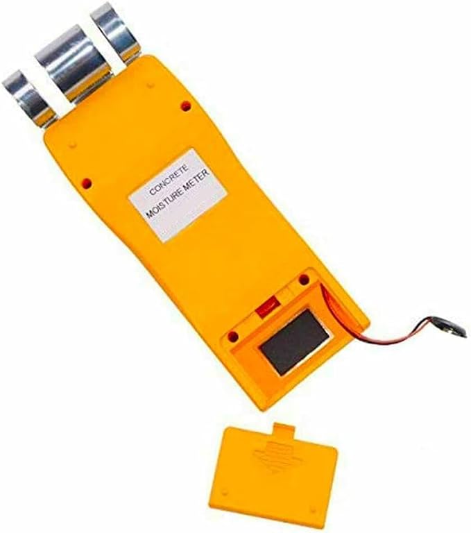 Concrete Moisture Meter Tester Walls Tiles Ground Floor Gypsum Board Marble Mud Cement Glass Brick Moisture Meter Analyzer with Measuring Range 0 to 50%