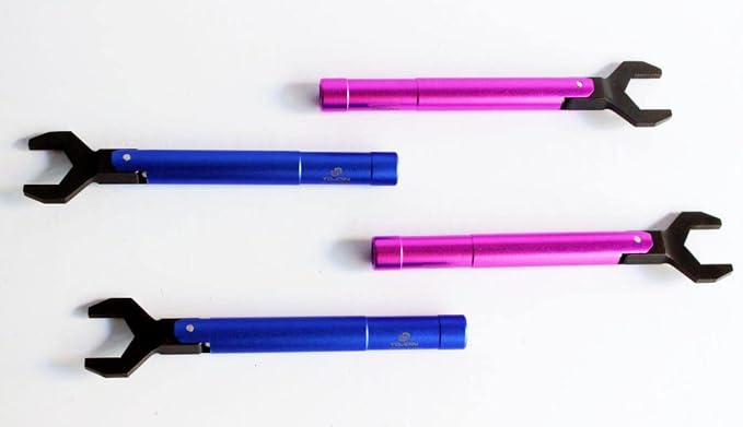 TOJOIN 2 pcs Blue N Type Torque Wrench 1 N·m Opening 20MM Protect RF Connector for RF Microwave Measurements