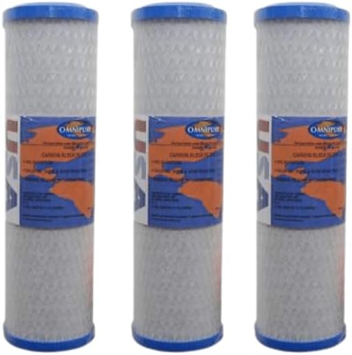 IPW Industries Inc. - 6 -Pack 0.5 Micron Carbon Block Water Filter Cartridges - Water Filter Replacement for Kenmore 42 34377 and 42 34370