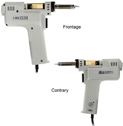 Desoldering Gun S-993A 110V 100W 50HZ Electric Desoldering Gun Solder Sucker Gun Suction Tin Gun with Vacuum Desordering Pump