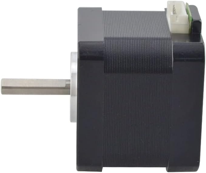 STEPPERONLINE Nema 17 Stepper Motor Bipolar 1.5A 42Ncm 42x42x38mm 1.8deg 4 Wires with 1m Cable and Connector (3 Pack)