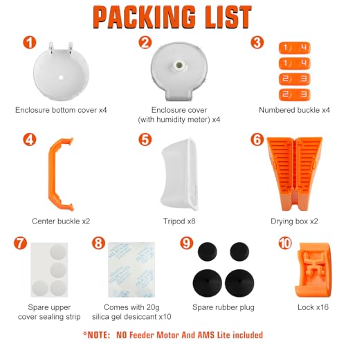 Bundled Package – Howarx AMS Lite Enclosure & Upgraded Drying Box