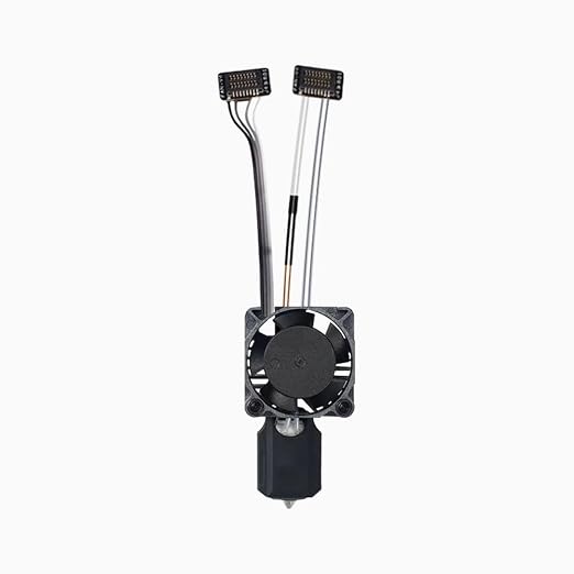 Bamboo Original P1P Hotend P1S Hardened Steel Hotend Kit Set with Fan, Complete Hot End Kit Assembly for Bambu LAB P1S,P1P 3D Printer (0.8MM)