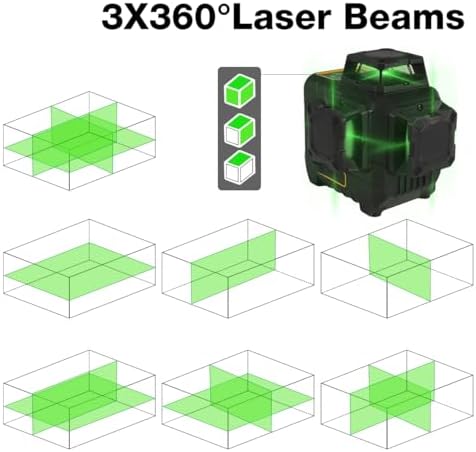 12 Ft Professional Lasers Level Pole Laser Level 360 Self Leveling