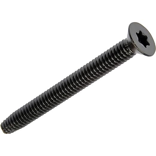 BCP Fasteners 1/4-20 x 2-1/2" Trailer Deck Screws 1400 Qty - Black Trailer Screws for Trailer Flooring & Floorboards, Flat Head, T30 Star Drive, Type F, Compatible with Hardwoods & Softwoods BCP1227