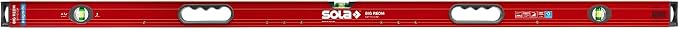 SOLA LSB59LM Box Beam Magnetic Level, Big Red, 59-Inch,Red/Black