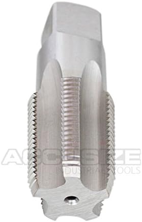Accusize 1"-11-1/2 HSS Taper Pipe Tap - NPT, NPT-1 | 5 Flutes, 1"-11-1/2", 5 Flutes, 3-3/4" OAL, HSS Taper Pipe Tap - NPT