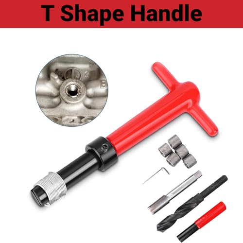 10PCS Thread Repair Kit M18x1.5 Stainless Steel Helicoil Insert Set for Automotive Machine Damaged Screw Holes