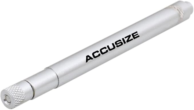 Accusize Industrial Tools Radius Gage Sets Fractional Gages, Pack of 6 | 25 Pc Set, 1/64-1/2" Range, Satin Chrome Finish, Rustproof Steel, with Holder, 3602-5021x6